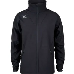 Unisex Adults 's Weather-Resistant Tailored Fit Softshell Rugby Jacket