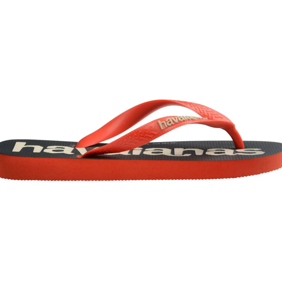 Unisex Adults Top Logomania Ruby Red Flip Flops