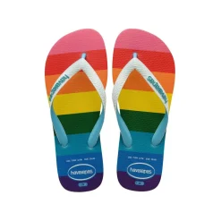 Unisex Adults Top Pride Allover Blue Flip Flops