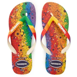 Unisex Adults Top Pride Premium Beige Flip Flops
