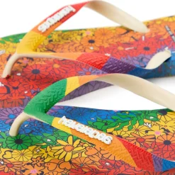 Unisex Adults Top Pride Premium Beige Flip Flops