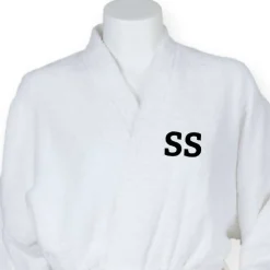 Unisex C Robe Long Sleeve Cotton Bathrobe