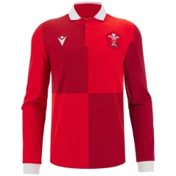 Wales Rugby Long Sleeve Home Shirt 2025 Adults