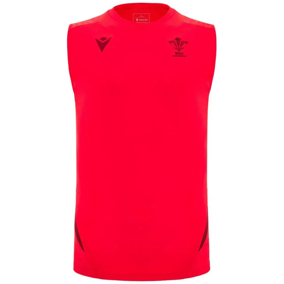 Wales Rugby Sleeveless Training Shirt 2025 Adults