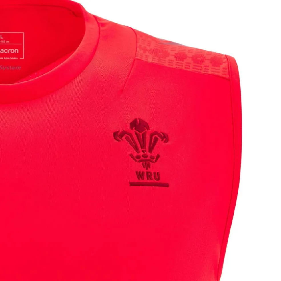 Wales Rugby Sleeveless Training Shirt 2025 Adults