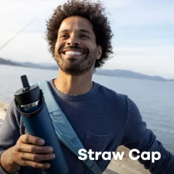 Wide Mouth Water Bottle 946 ml (32 oz) with Flex Straw Cap