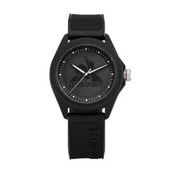 Women's Monochrome Black Plastic Strap Watch