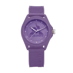 Women's Monochrome Purple Plastic Strap Digital Watch