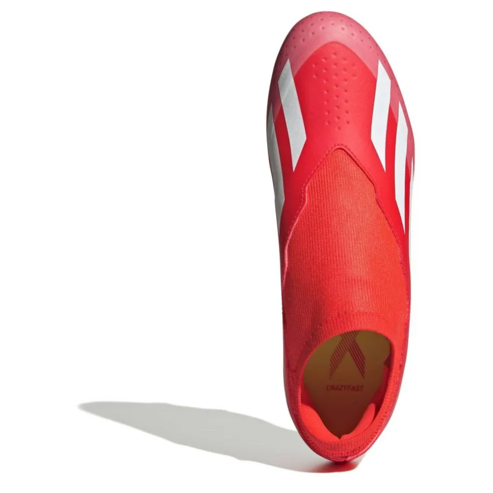X Crazyfast League Laceless Firm Ground Football Boots
