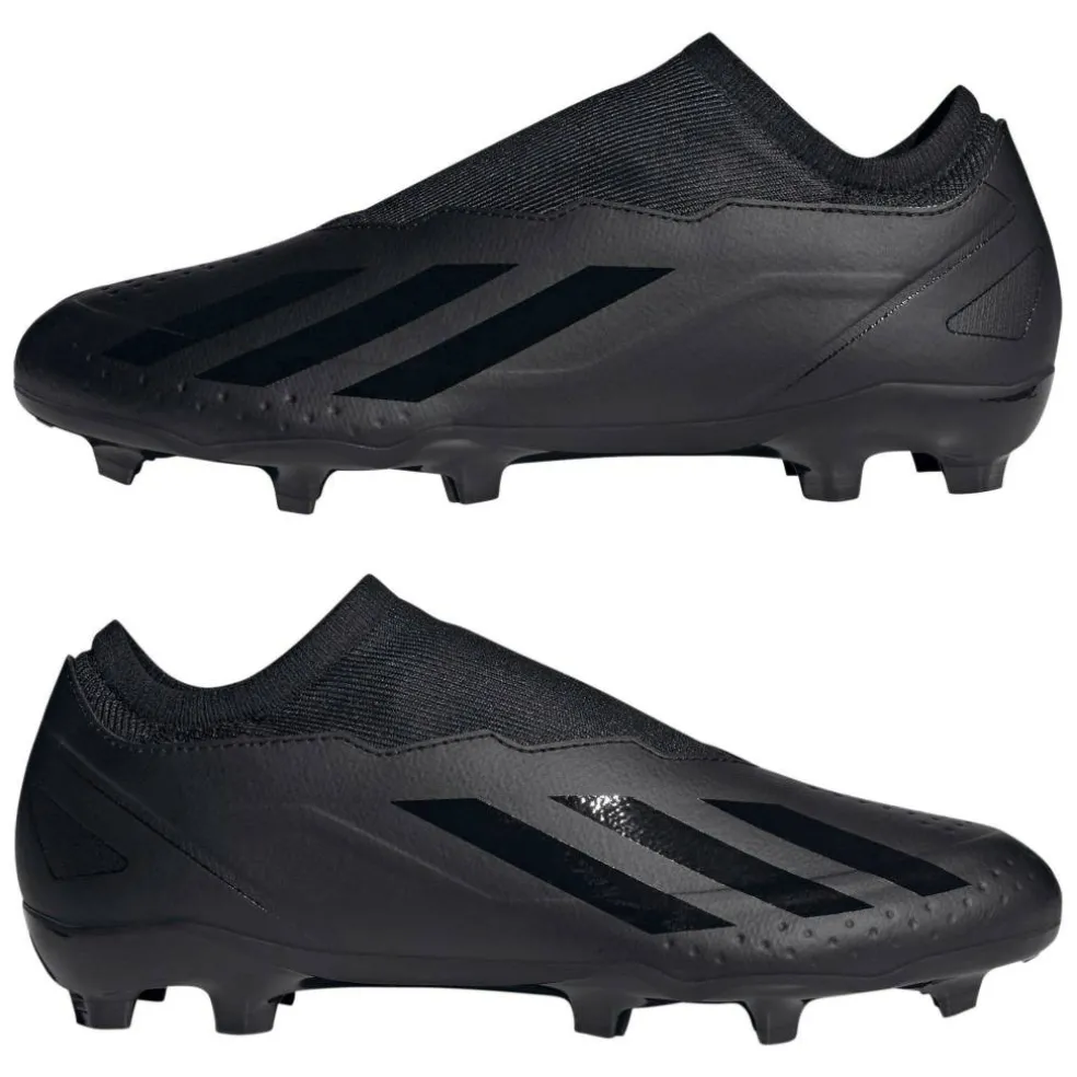X Crazyfast League Laceless Firm Ground Football Boots