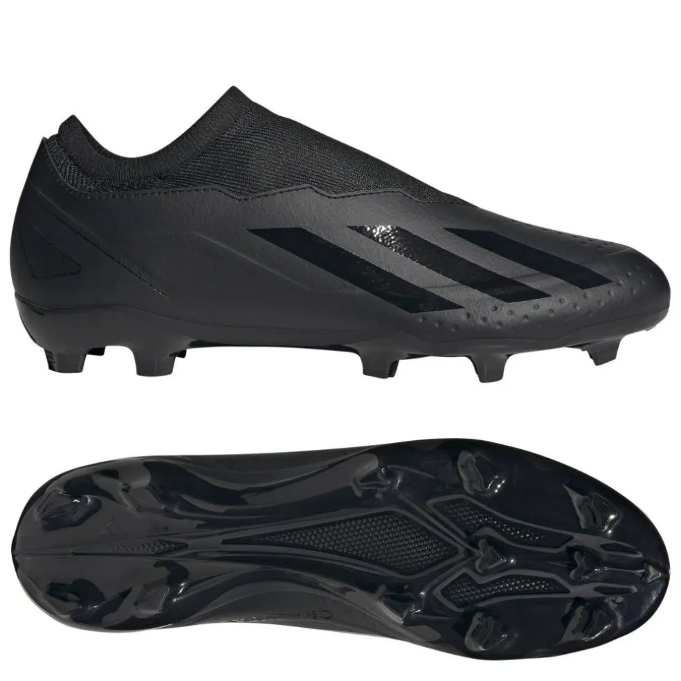 X Crazyfast League Laceless Firm Ground Football Boots