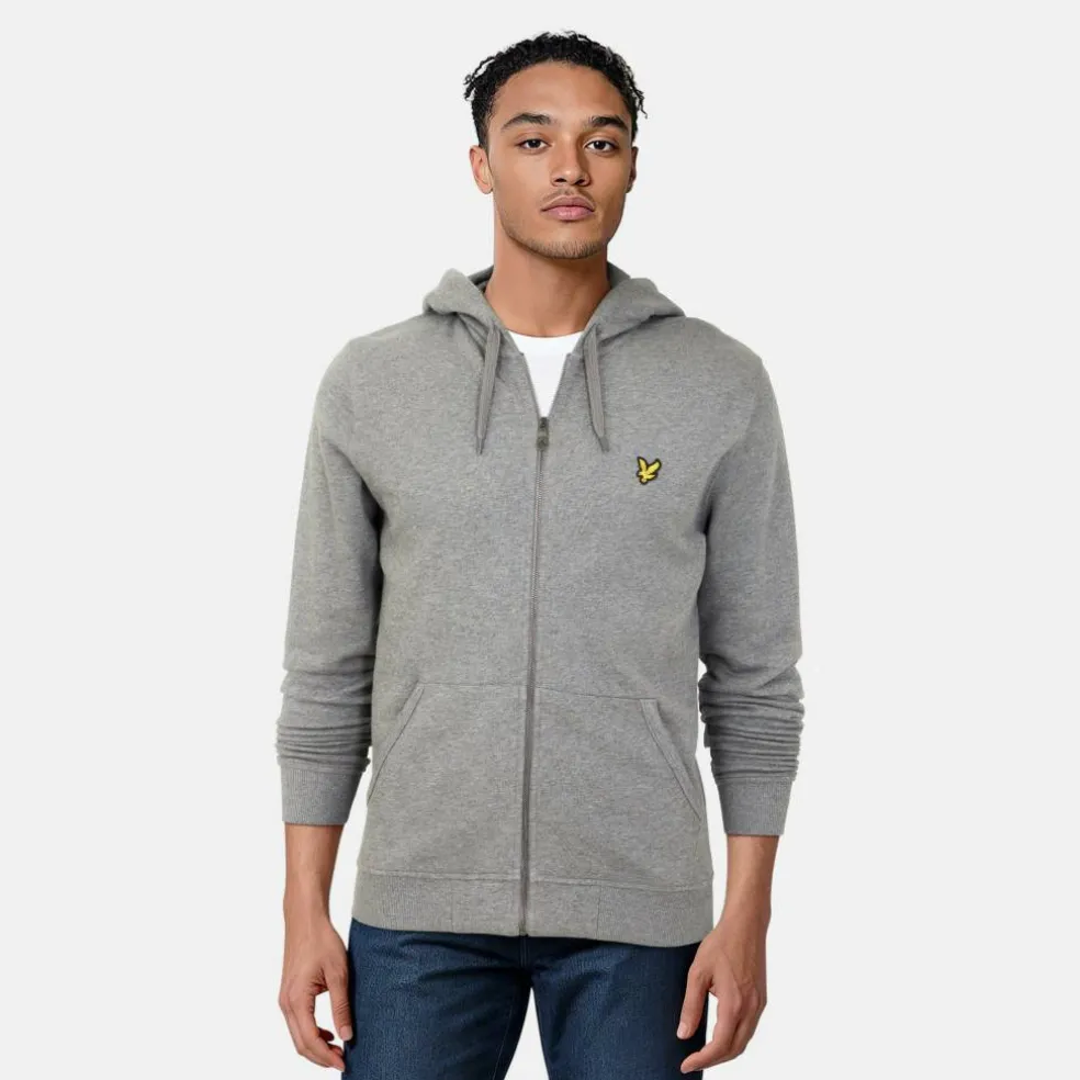 Zip Through Hoodie Mens