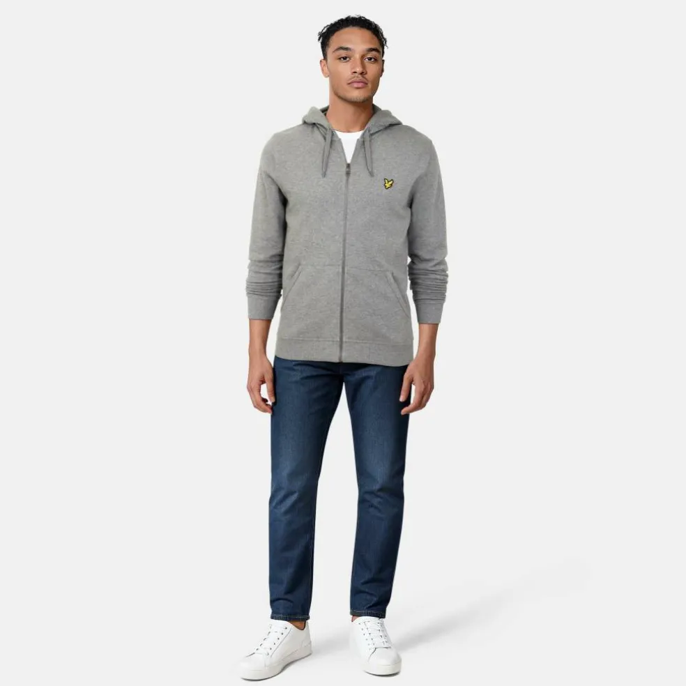 Zip Through Hoodie Mens
