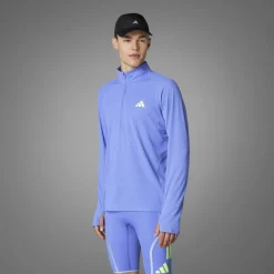 Adizero Running Quarter-Zip Long Sleeve Top Mens