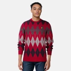 Argyle Crew Neck Jumper