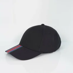 Cap with Contrast Stripe Detail