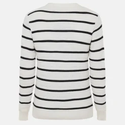 Crew Neck Striped Jumper