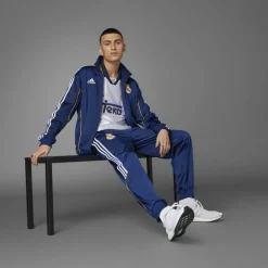 Mens adidas Real Madrid Retro Tracksuit Bottoms 99/00