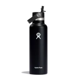 Standard Mouth Water Bottle 621 ml (21 oz) with Flex Straw Cap